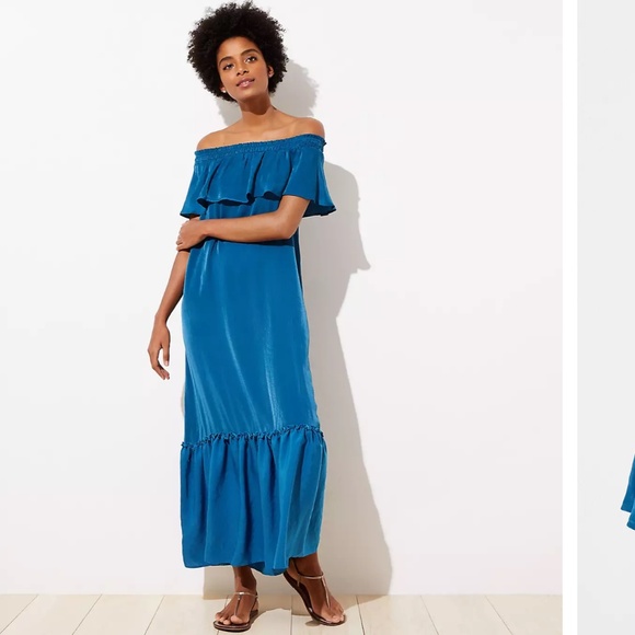 Loft Beach Size S off shoulder dress - Picture 1 of 5